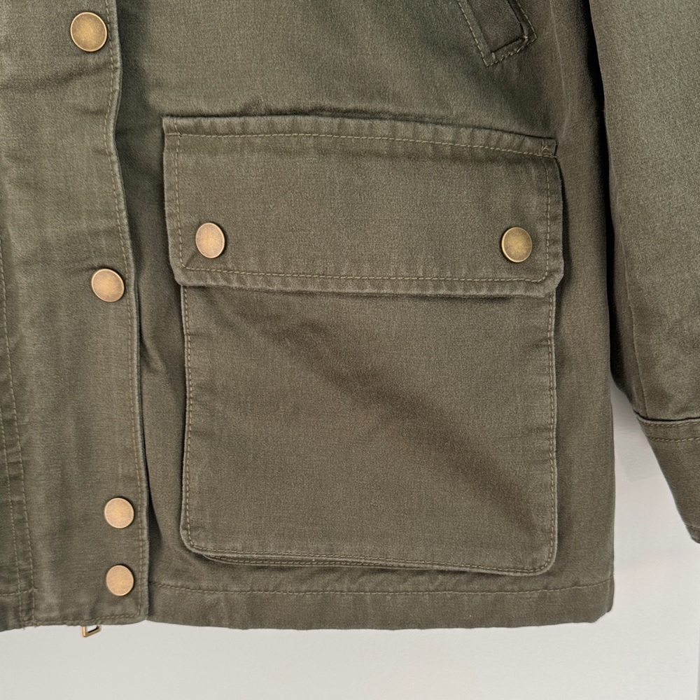Abercrombie Mid-length Waxed Barn Jacket - Picture 2 of 4